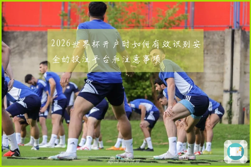 2026世界杯开户时如何有效识别安全的投注平台和注意事项