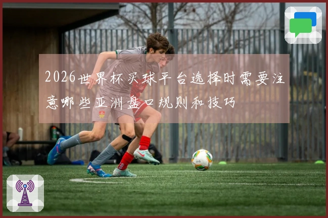 2026世界杯买球平台选择时需要注意哪些亚洲盘口规则和技巧